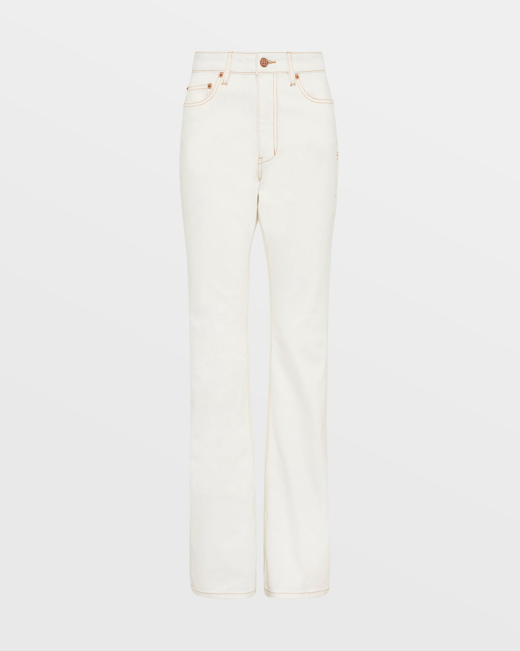 Womens Soho Sugar Rush Flare Denim Jeans - White