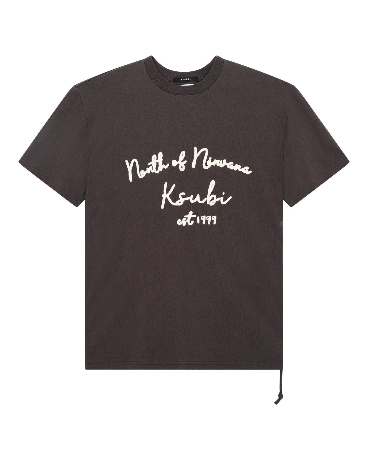 Mens Salud Biggie Ss Tee Faded Black Oversized Tees - Black