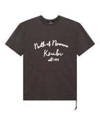 Mens Salud Biggie Ss Tee Faded Black Oversized Tees - Black