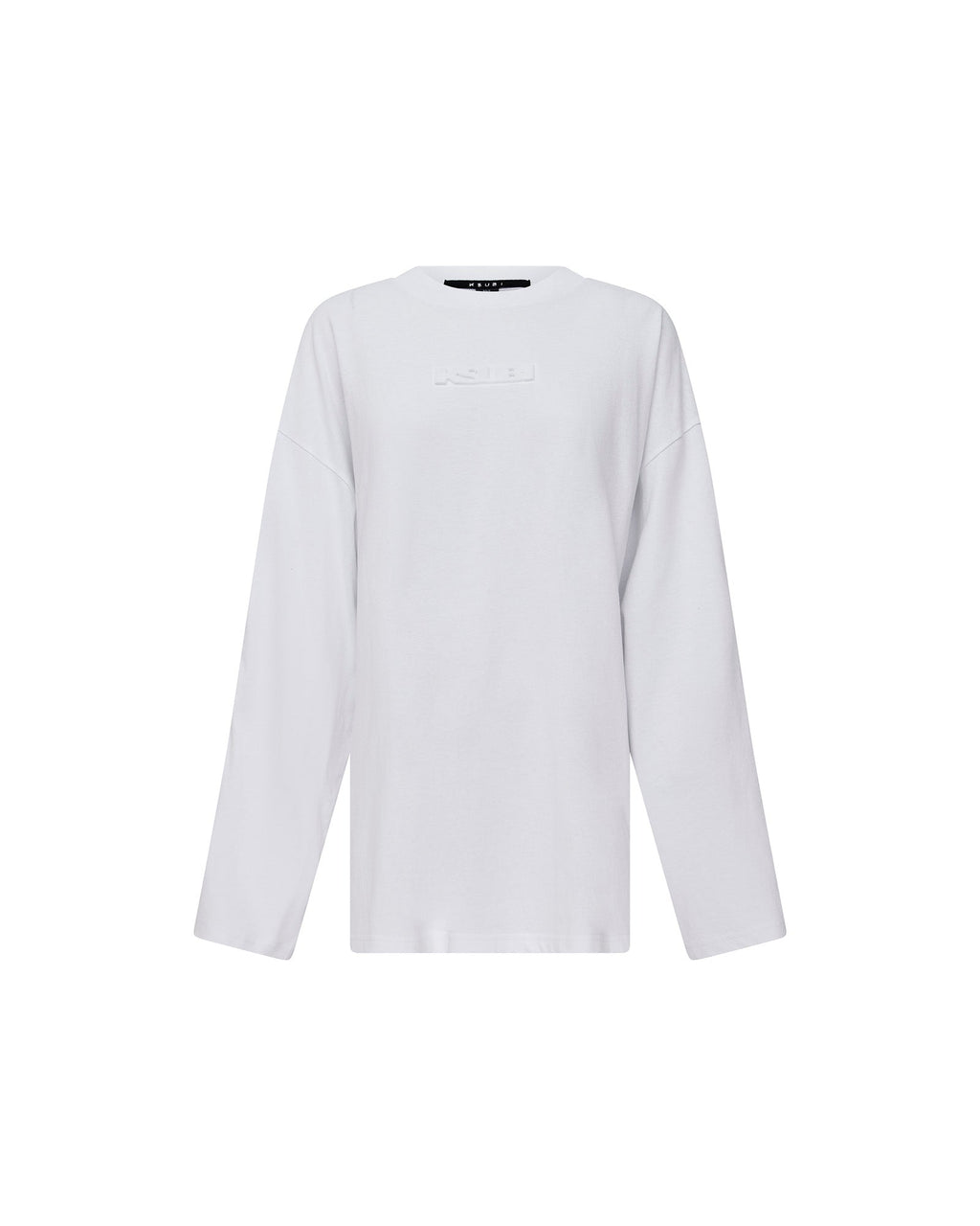 Womens Sott Altar Boyfriend Ls Tee White Oversized Tees - White