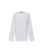 Womens Sott Altar Boyfriend Ls Tee White Oversized Tees - White