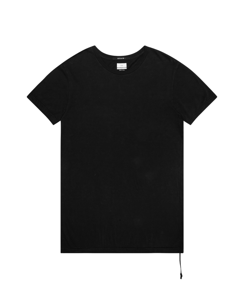 Mens Seeing Lines Ss Tee Black Fitted Tees - Black