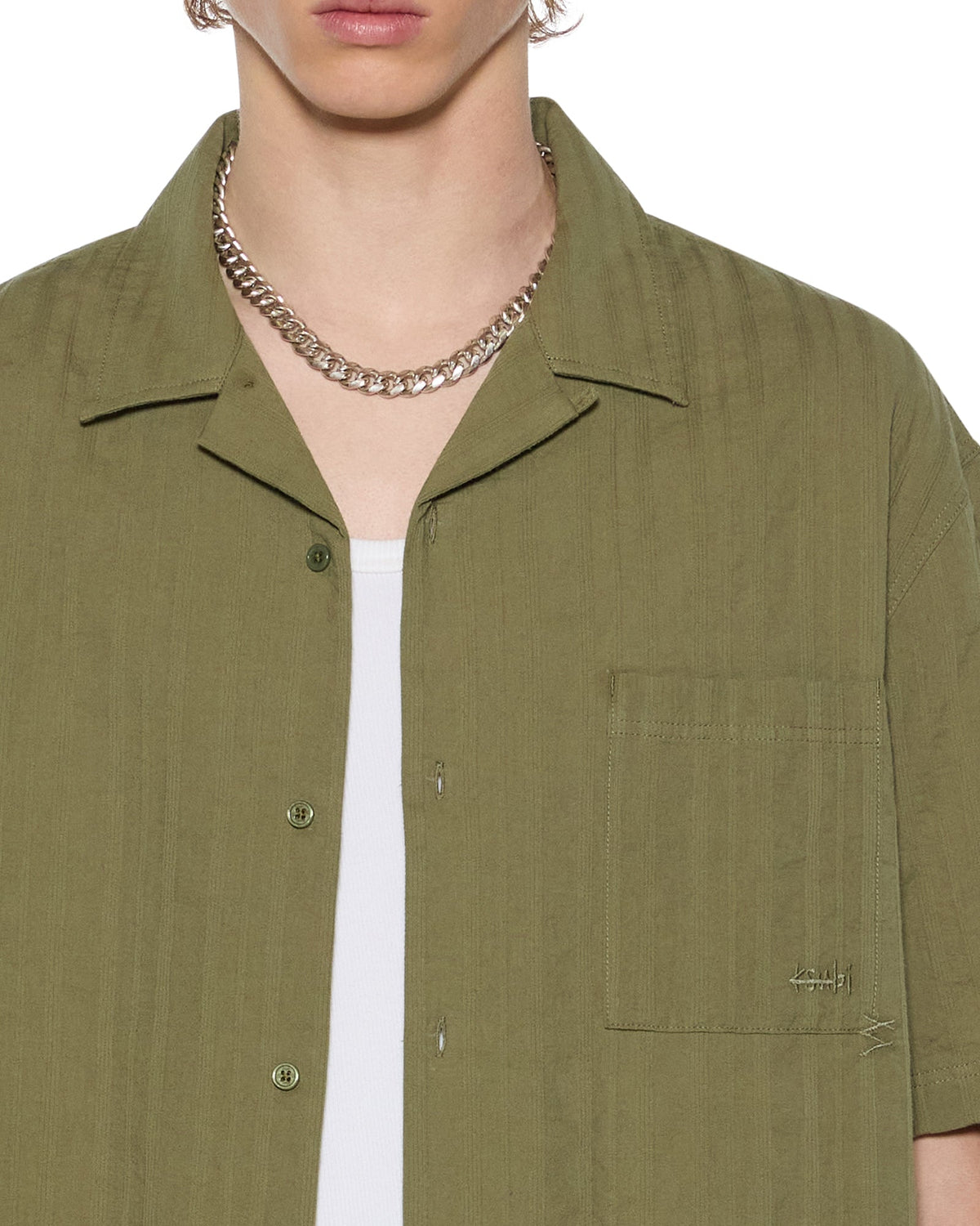 Mens 1999 Diner Ss Shirt Khaki Regular Shirts - Khaki