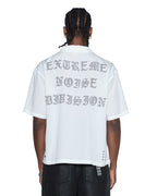 Mens End Diner Ss Shirt Satin White Regular Shirts - White