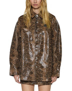 Womens Astra Ls Shirt Snakebite Oversized Shirts - Multi Colour