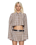 BALTER SHIRT TAN PLAID