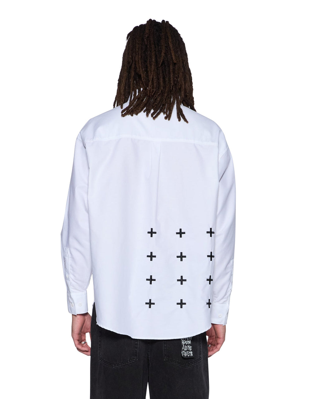 Mens Anti Ls Shirt Tru White Regular Shirts - White
