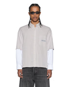 Mens E.n.d Button Layer Ls Shirt Check Regular Shirts - Multi Colour