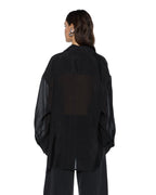 Womens Labels Astra Ls Shirt Black Oversized Shirts - Black