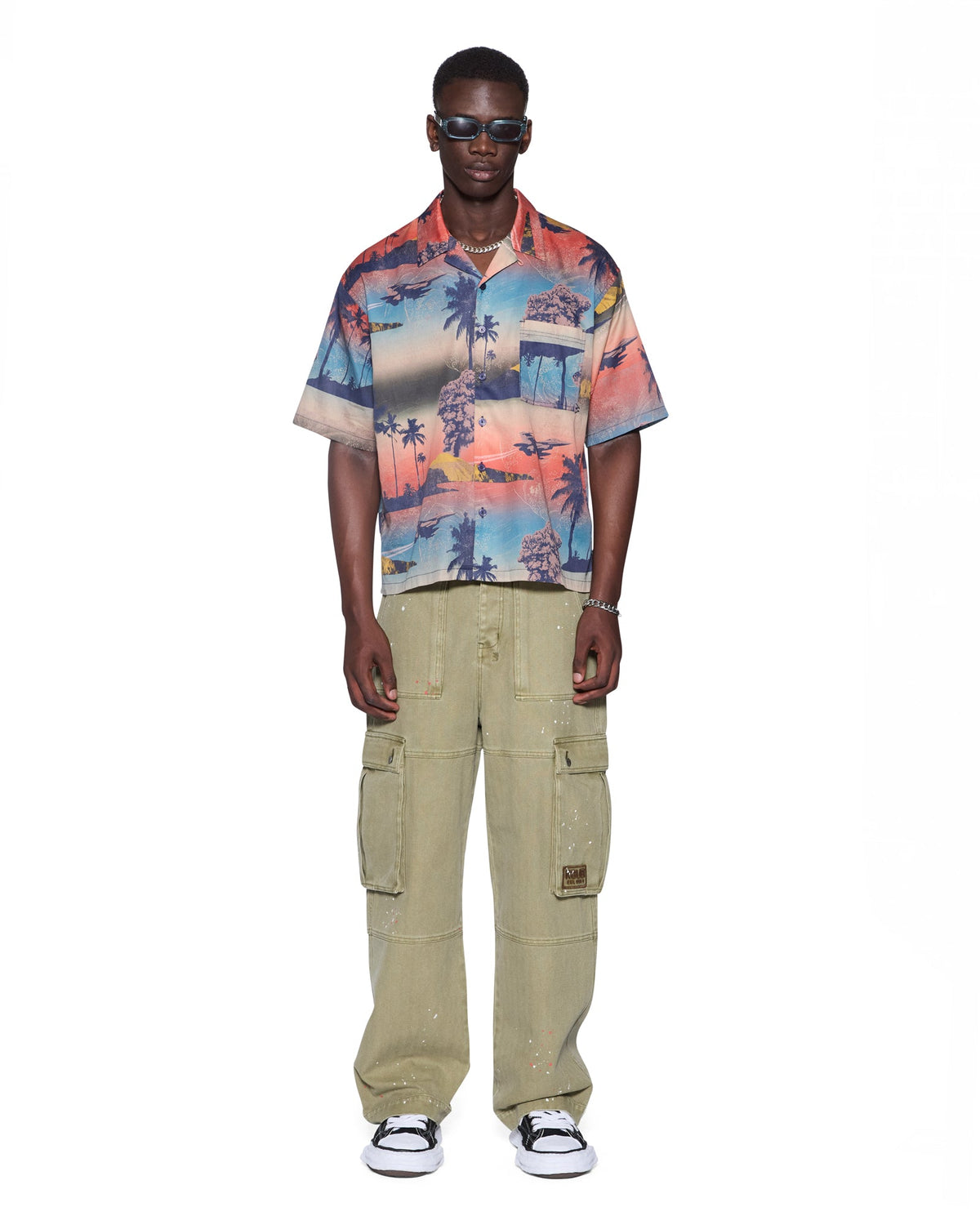 Mens Mauna Loa Ss Diner Shirt Multi Regular Shirts - Multi Colour