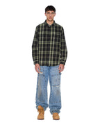 Mens Rosebowl Ls Shirt 1999 Khaki Check Regular Shirts - Multi Colour