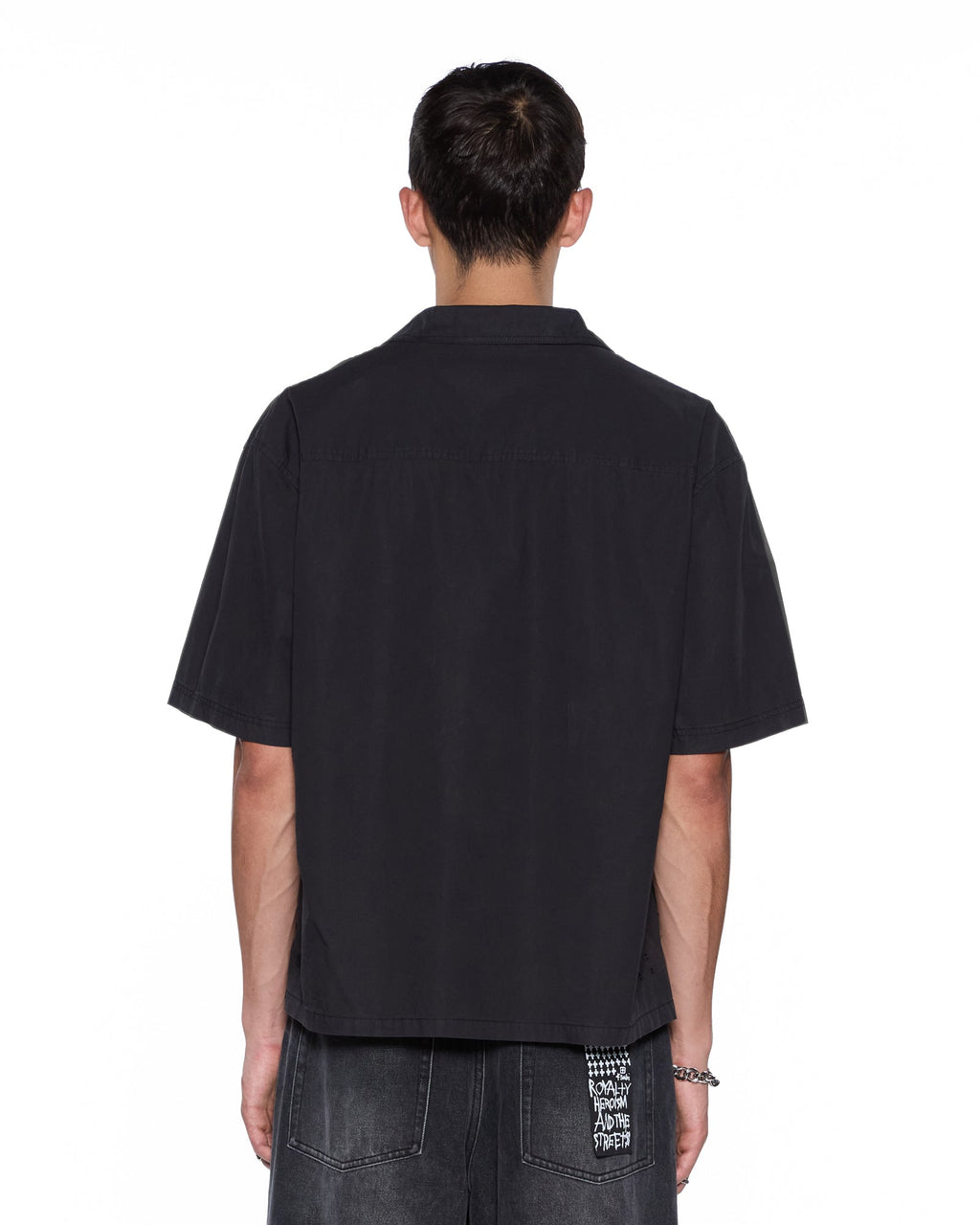 Mens 1999 Diner Ss Shirt Carbon Regular Shirts - Black