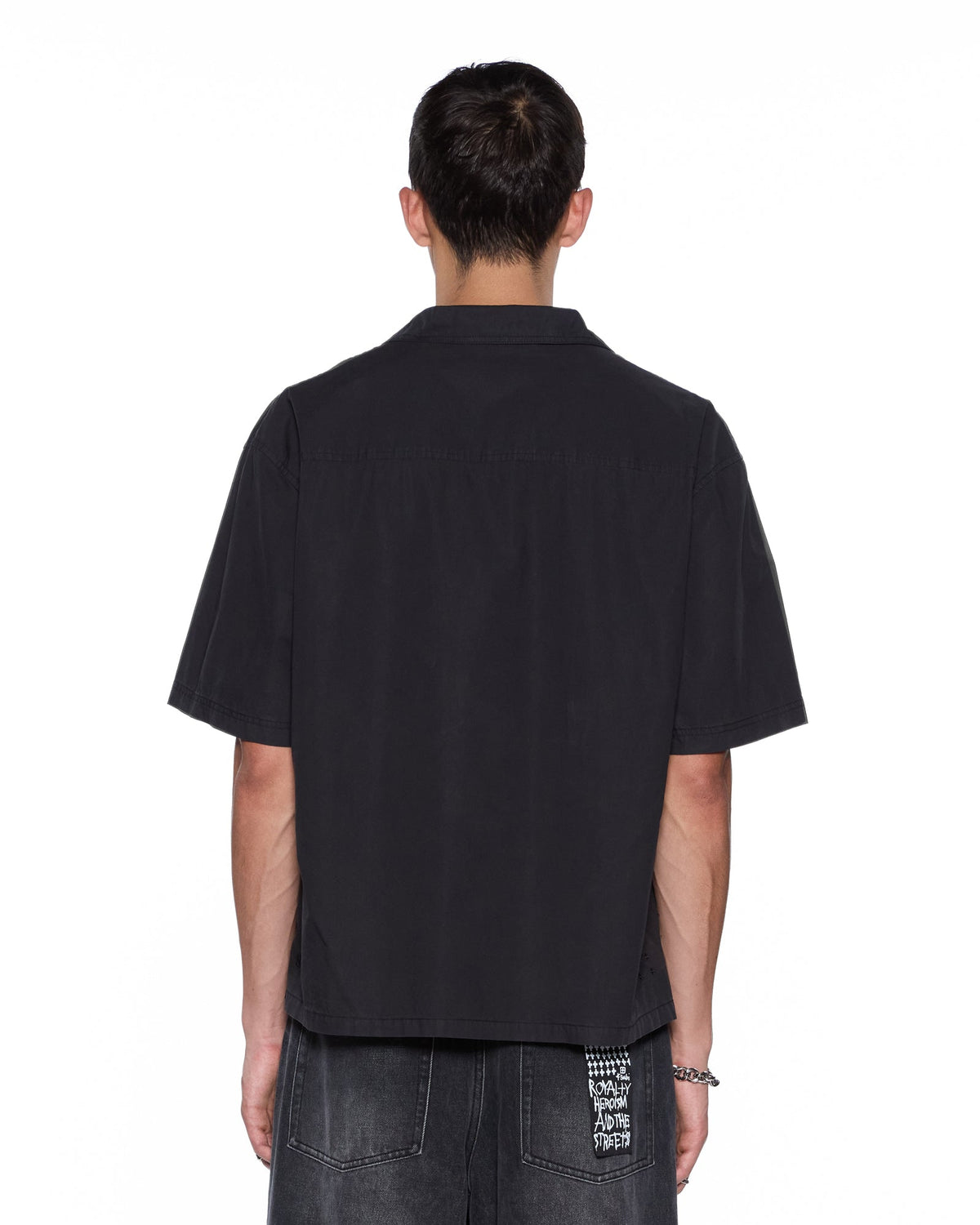 Mens 1999 Diner Ss Shirt Carbon Regular Shirts - Black