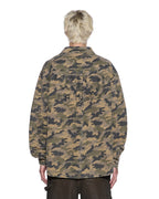 Mens Vulture Ls Shirt Camo Regular Shirts - Green