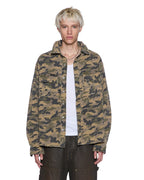 Mens Vulture Ls Shirt Camo Regular Shirts - Green