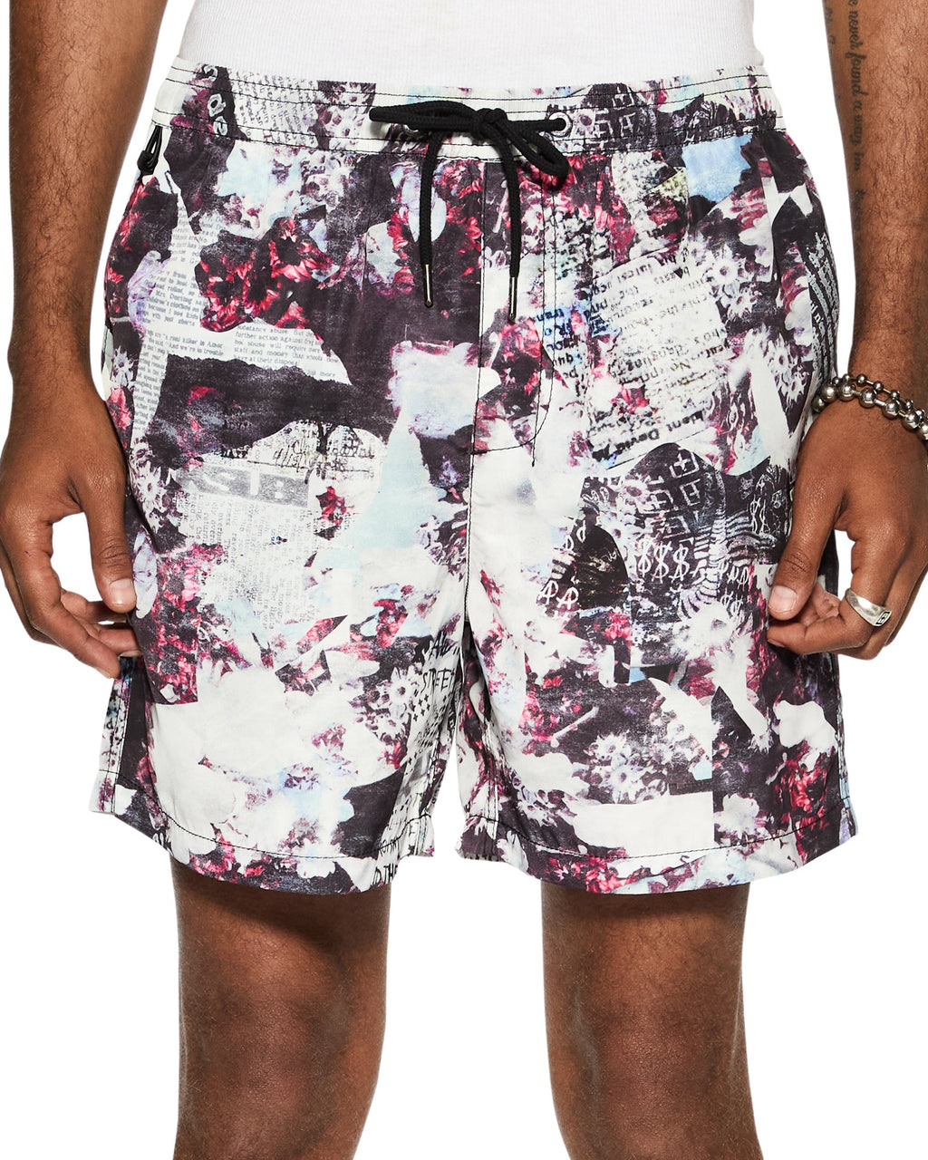 Mens Chop Up Boardshort Multi Regular Walkshorts - Multi Colour