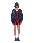 Womens Derby Short Garnet Relaxed Walkshorts - Burgundy