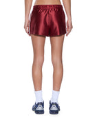Womens Derby Short Garnet Relaxed Walkshorts - Burgundy