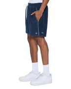 Mens Lounge Short Navy Relaxed Walkshorts - Navy