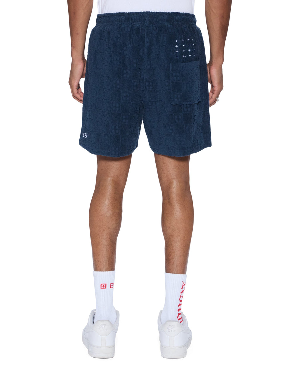 Mens Lounge Short Navy Relaxed Walkshorts - Navy