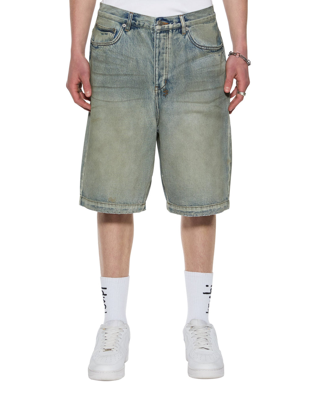 Mens Maxx Short Mechanik Relaxed Walkshorts - Denim