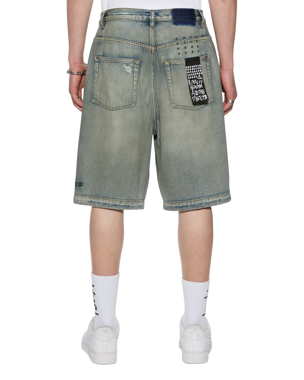 Mens Maxx Short Mechanik Relaxed Walkshorts - Denim