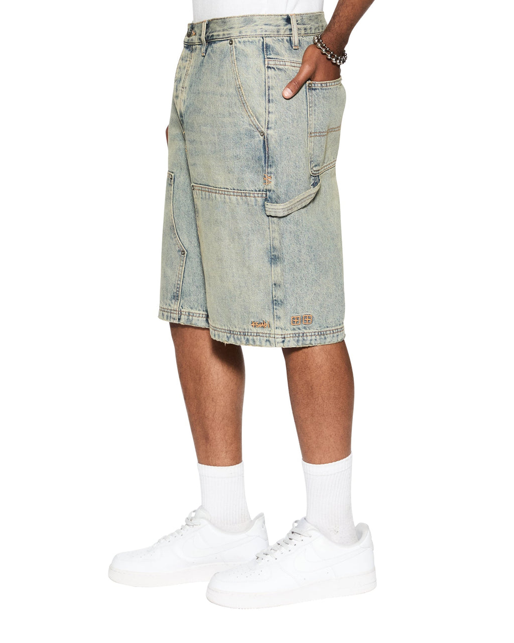 Mens Maxx Operator Short Stagelight Relaxed Walkshorts - Denim