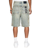Mens Maxx Operator Short Stagelight Relaxed Walkshorts - Denim