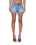 Womens Slouch Short Maverick Relaxed Walkshorts - Denim
