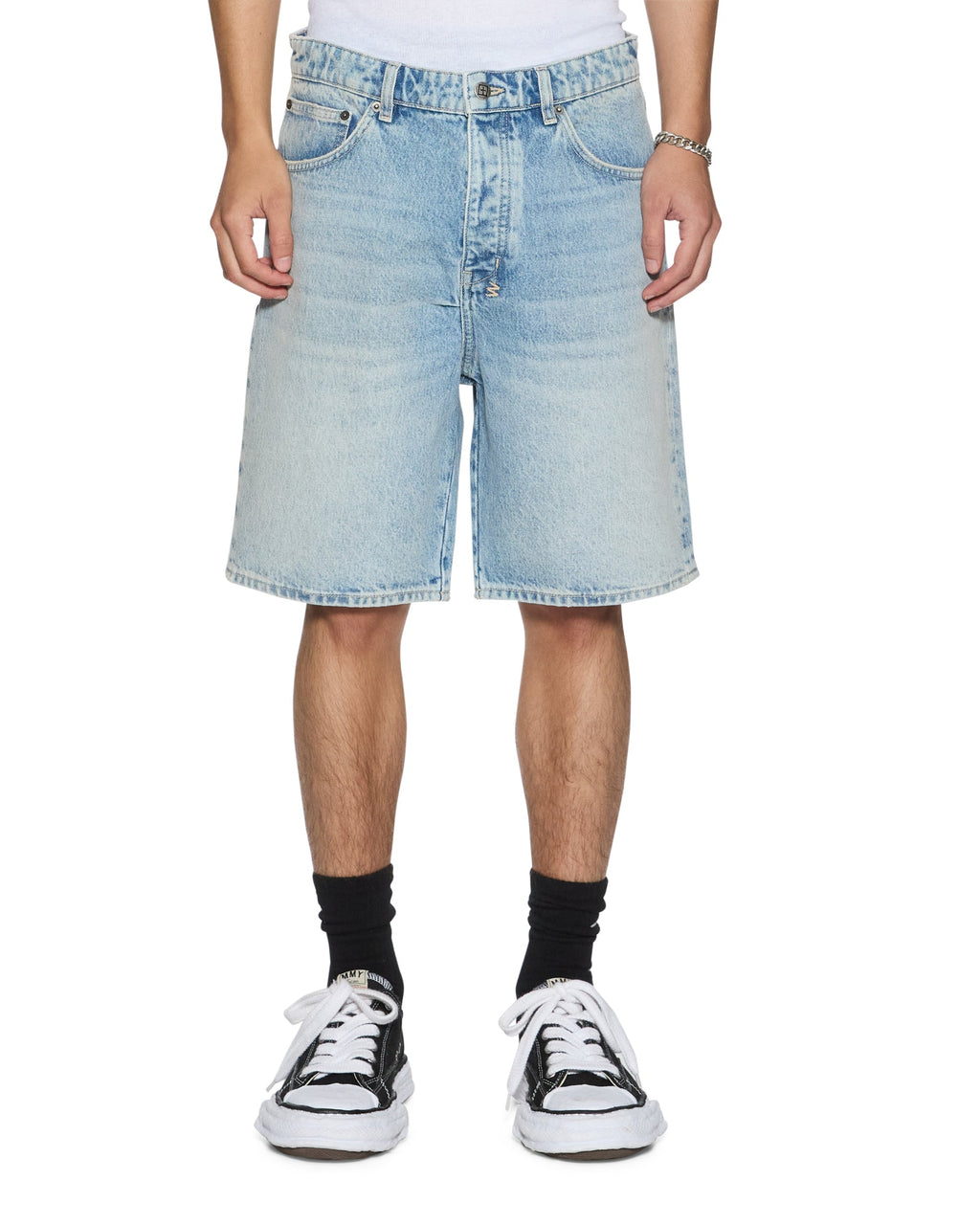 Mens Anti K Short Krystal Relaxed Walkshorts - Denim