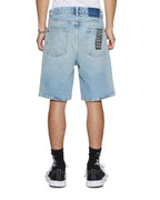 Mens Anti K Short Krystal Relaxed Walkshorts - Denim