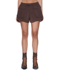HARPER SHORTS CHOCOLATE