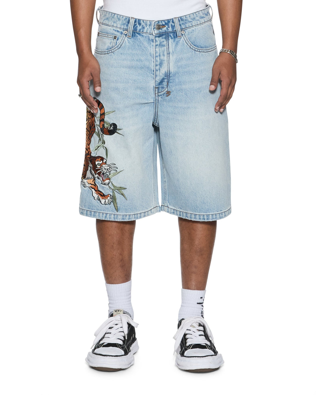 Mens Maxx Short Duke 4eva Relaxed Walkshorts - Denim