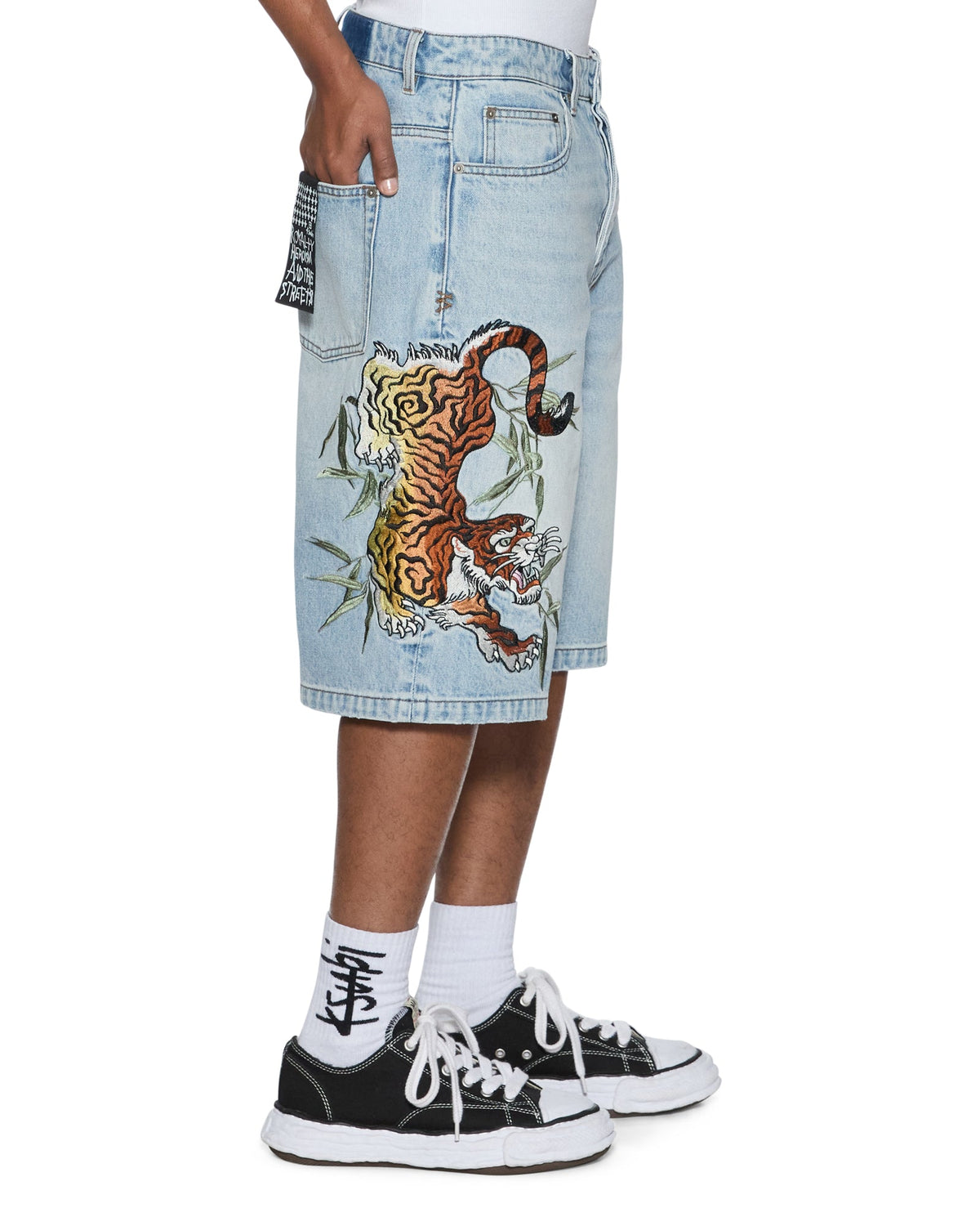 Mens Maxx Short Duke 4eva Relaxed Walkshorts - Denim