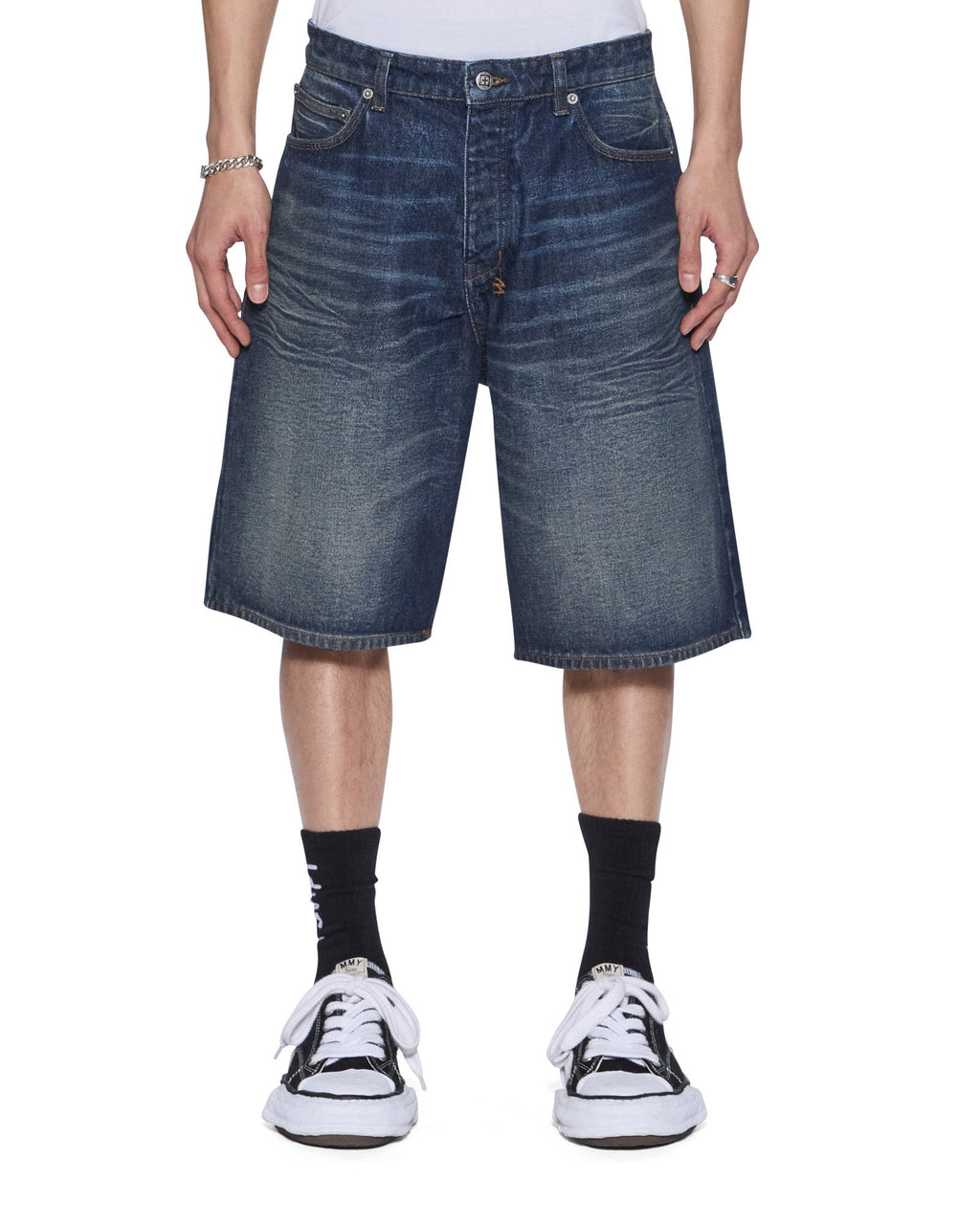 Mens Maxx Short K-dip Blue Relaxed Walkshorts - Denim