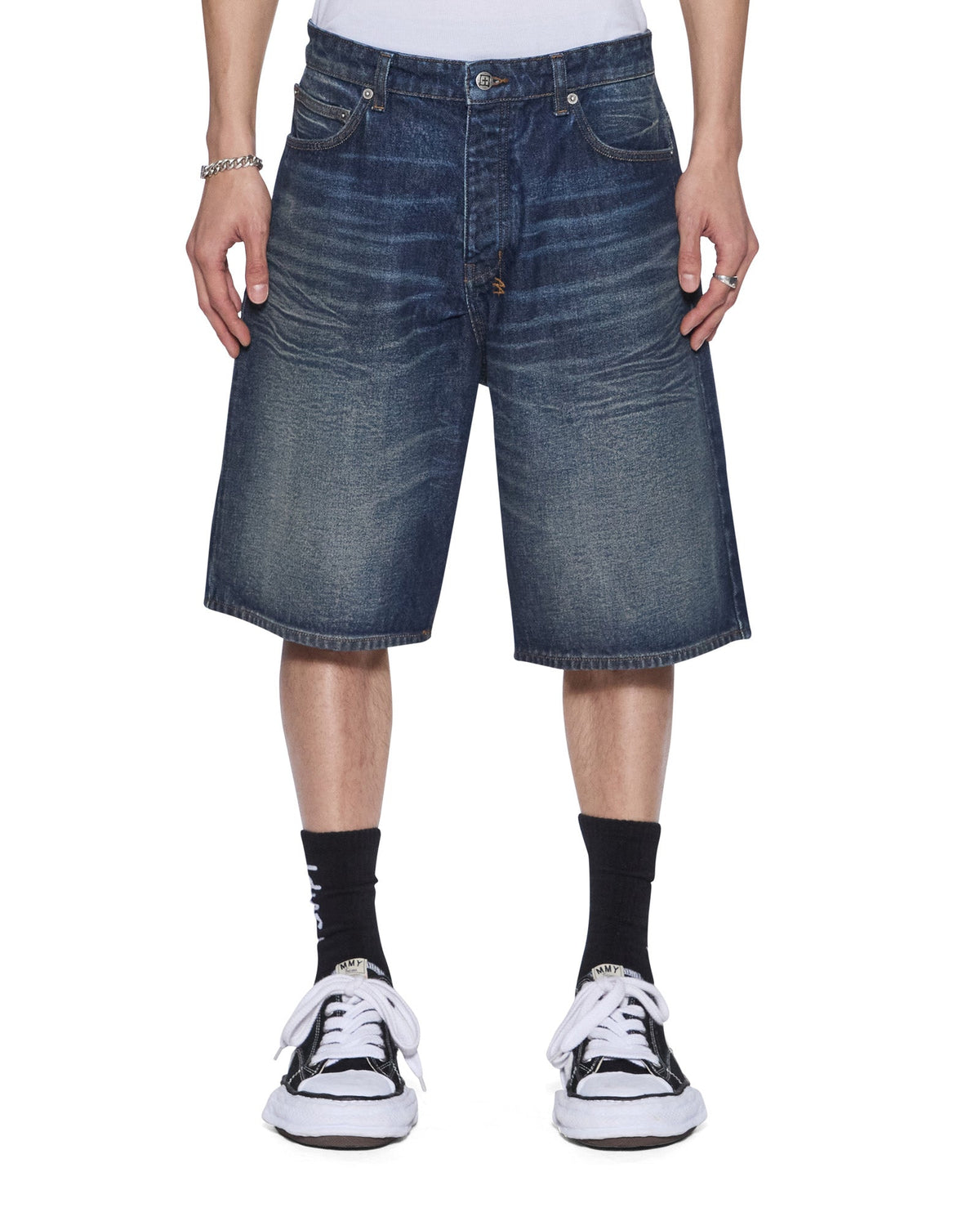 Mens Maxx Short K-dip Blue Relaxed Walkshorts - Denim