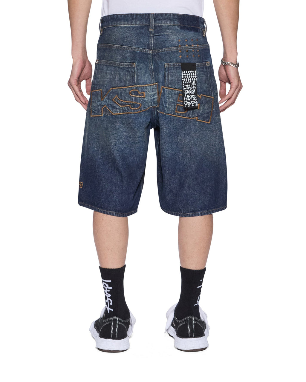 Mens Maxx Short K-dip Blue Relaxed Walkshorts - Denim