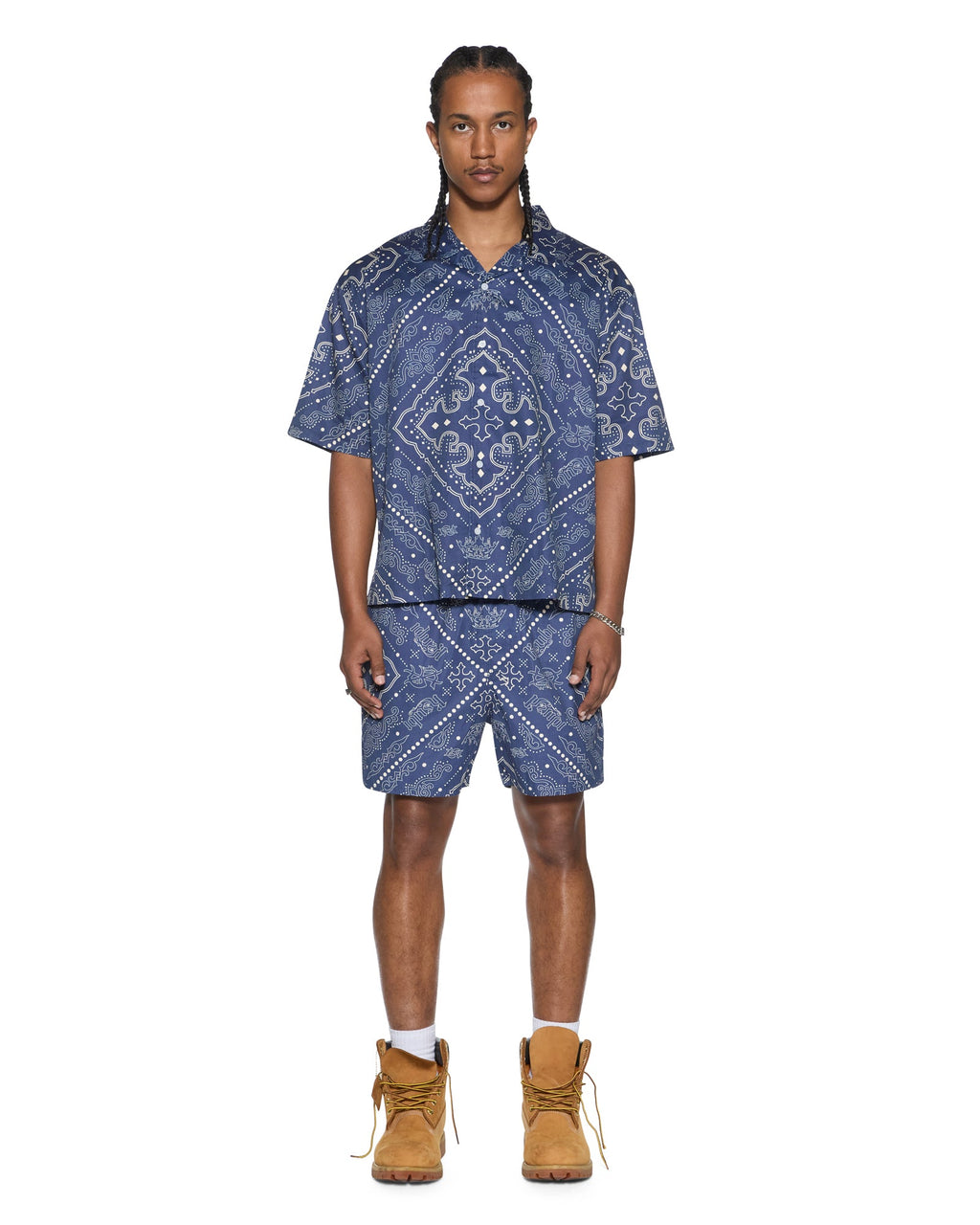 Mens Paise Boardshort Deep Regular Walkshorts - Navy