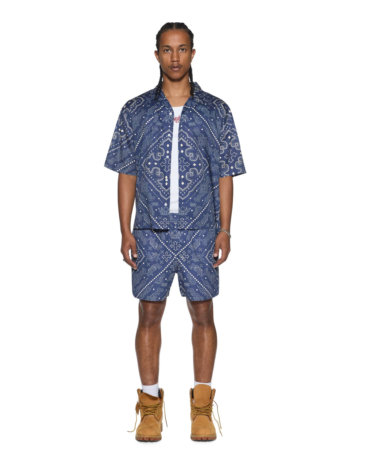 Mens Paise Boardshort Deep Regular Walkshorts - Navy