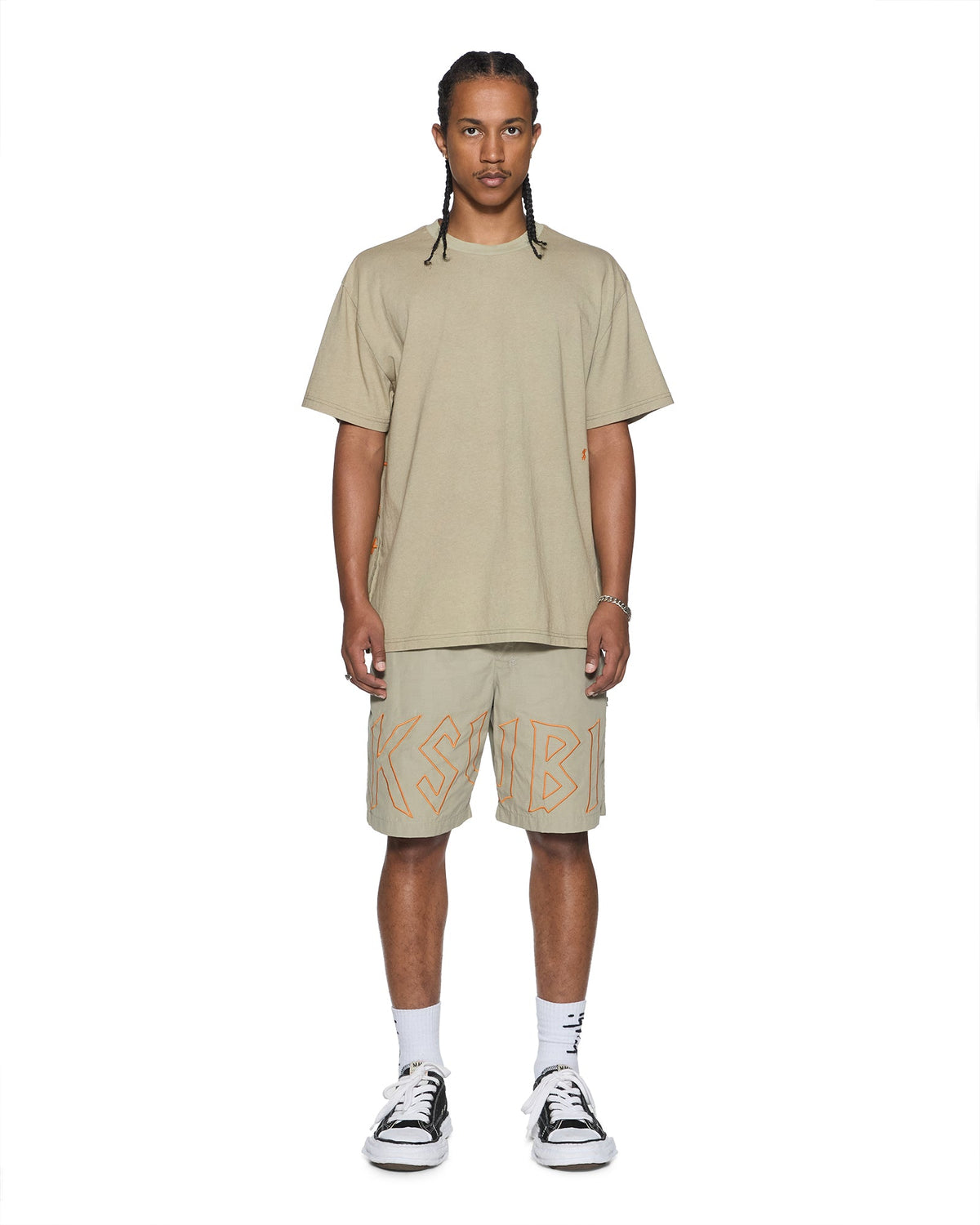Mens Stay Up Life Short Synth Green Regular Walkshorts - Green