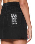 Womens Rap Skirt Stealth A Line Skirts - Black