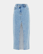 Womens Relax Maxi Skirt Authentik Skirts - Denim