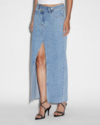 Womens Relax Maxi Skirt Authentik Skirts - Denim