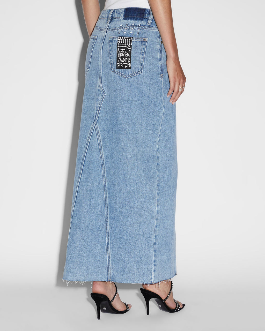 Womens Relax Maxi Skirt Authentik Skirts - Denim