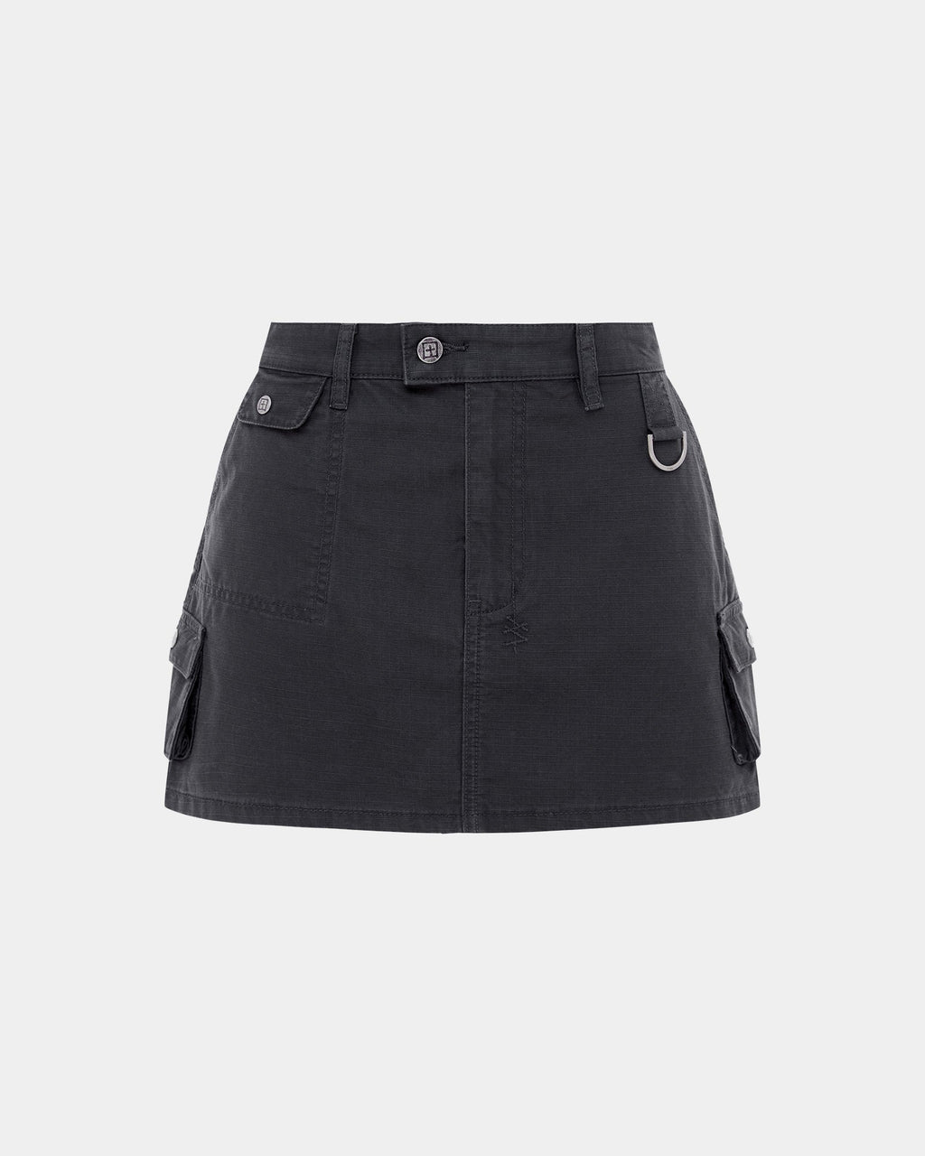 Womens Squad Mini Skirt Charcoal Skirts - Grey