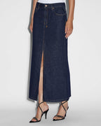 Womens Swerve Skirt Legacy Flare Skirts - Denim