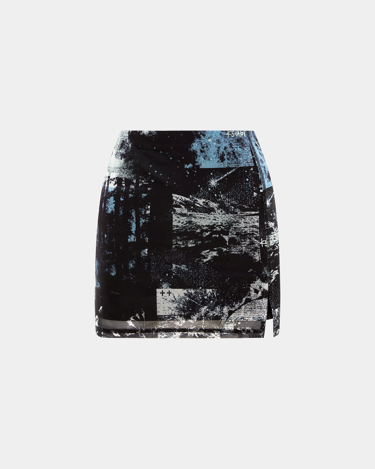 Womens Tripper Mini Skirt Fitted Skirts - Multi Colour