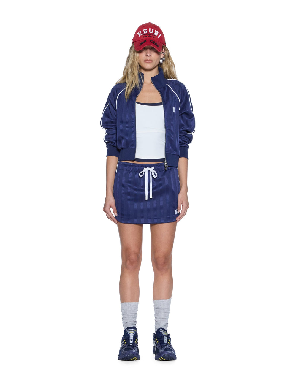 Womens Origin Trakskirt Navy Regular Skirts - Navy