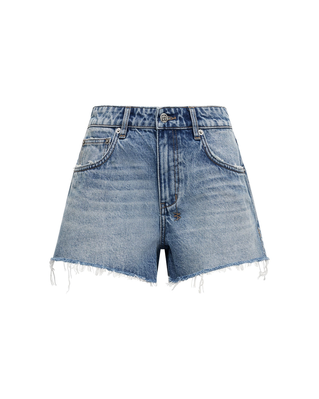 Womens Slouch Short Maverick Relaxed Walkshorts - Denim