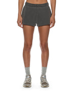 Womens Sott Booty Trakshort Charcoal Relaxed Walkshorts - Grey